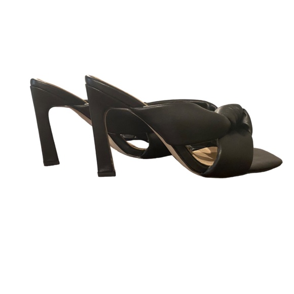 Azalea Wang Black Open Square Toe - Size 9 - Picture 6 of 9